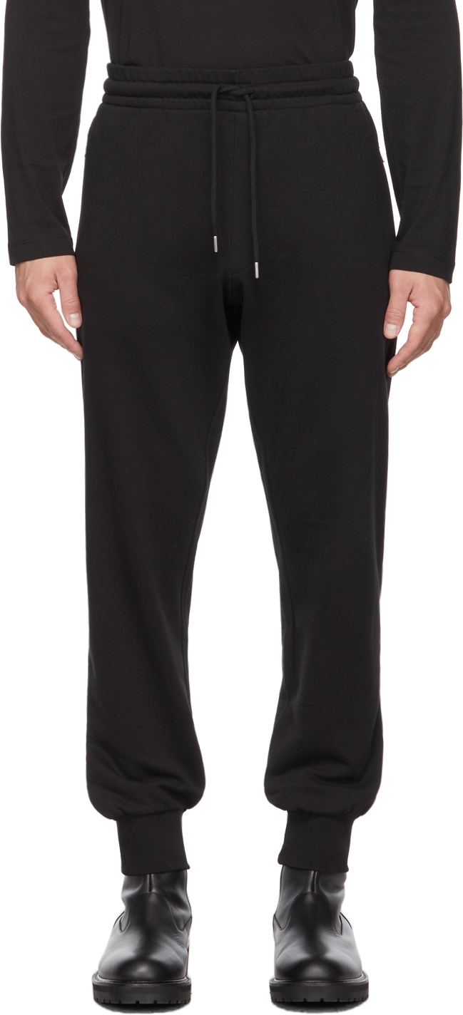 Black French Terry Jogger Lounge Pants - Do Not Wish